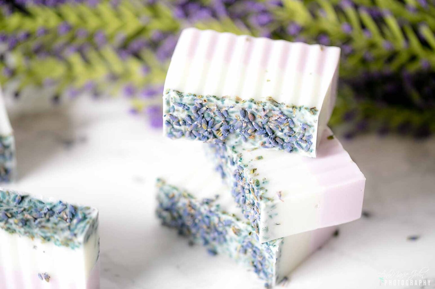 DIY Exfoliating Lavender Soap