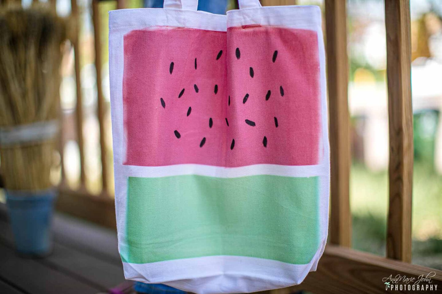 Learn How to Make a Watermelon Tote without Dyes using Cricut Infusible Ink – No Machine Required 🍉~ #CricutCreated