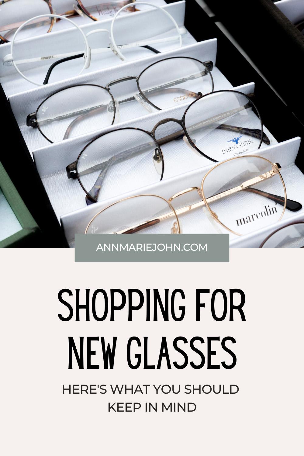 Shopping For New Glasses