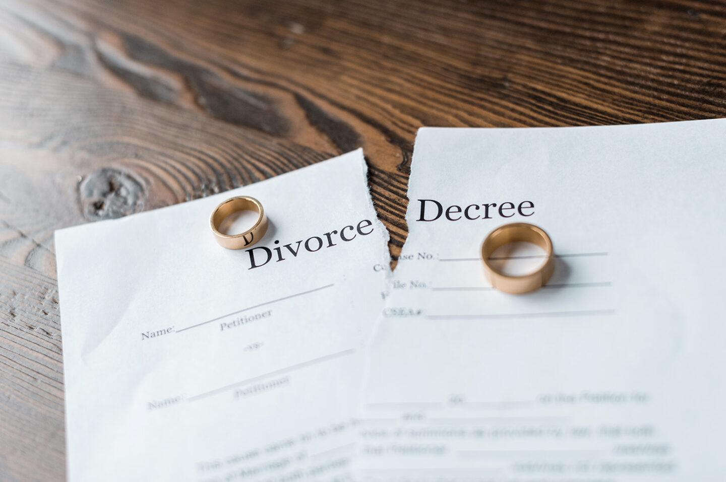Divorce Decree With Rings