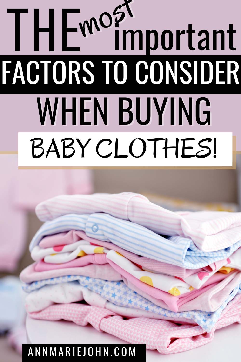 Factors to Consider When Buying Baby Clothes