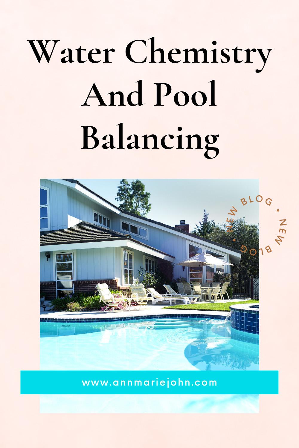 Water Chemistry And Pool Balancing