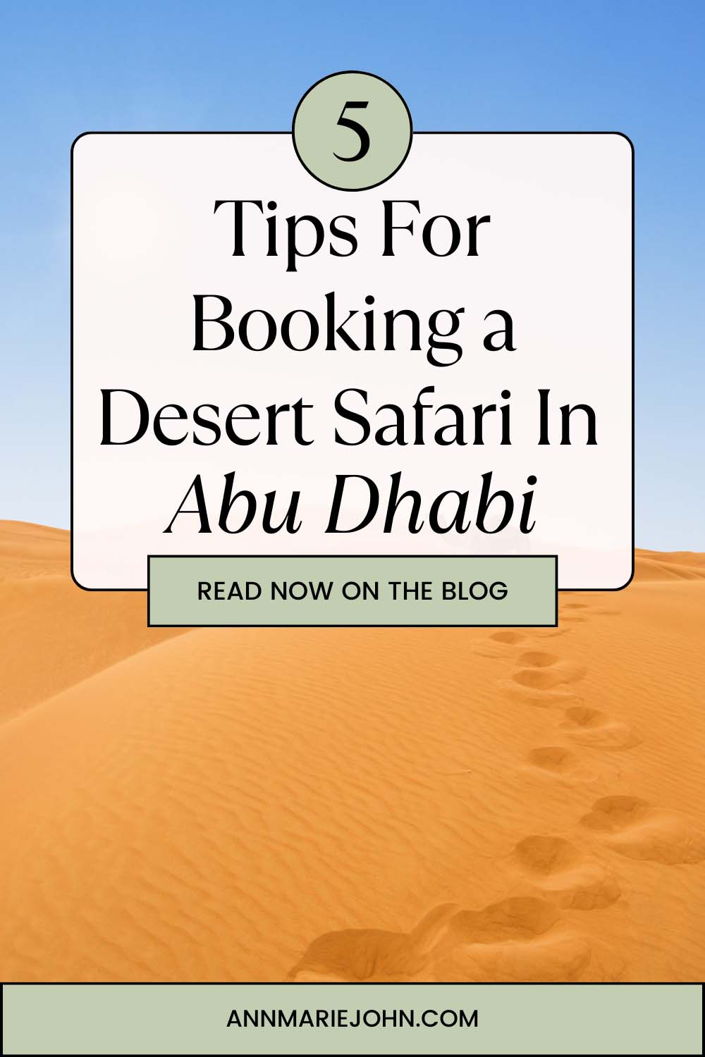 Five Tips For Booking a Desert Safari In Abu Dhabi