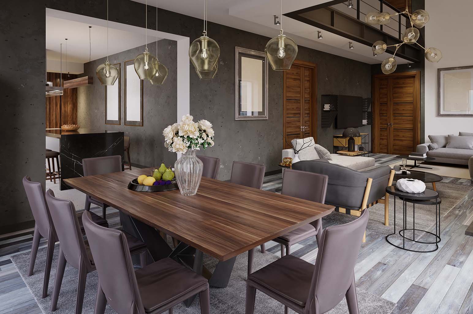 How to Decorate Open Plan Living and Dining Room - AnnMarie John