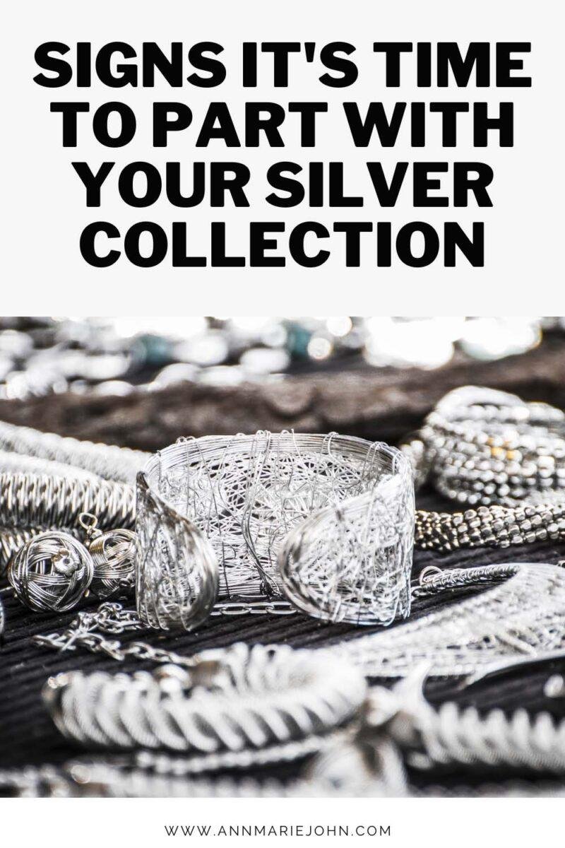 Silver Collection Sign Example Signs It's Time to Part with Your Silver Collection - AnnMarie John