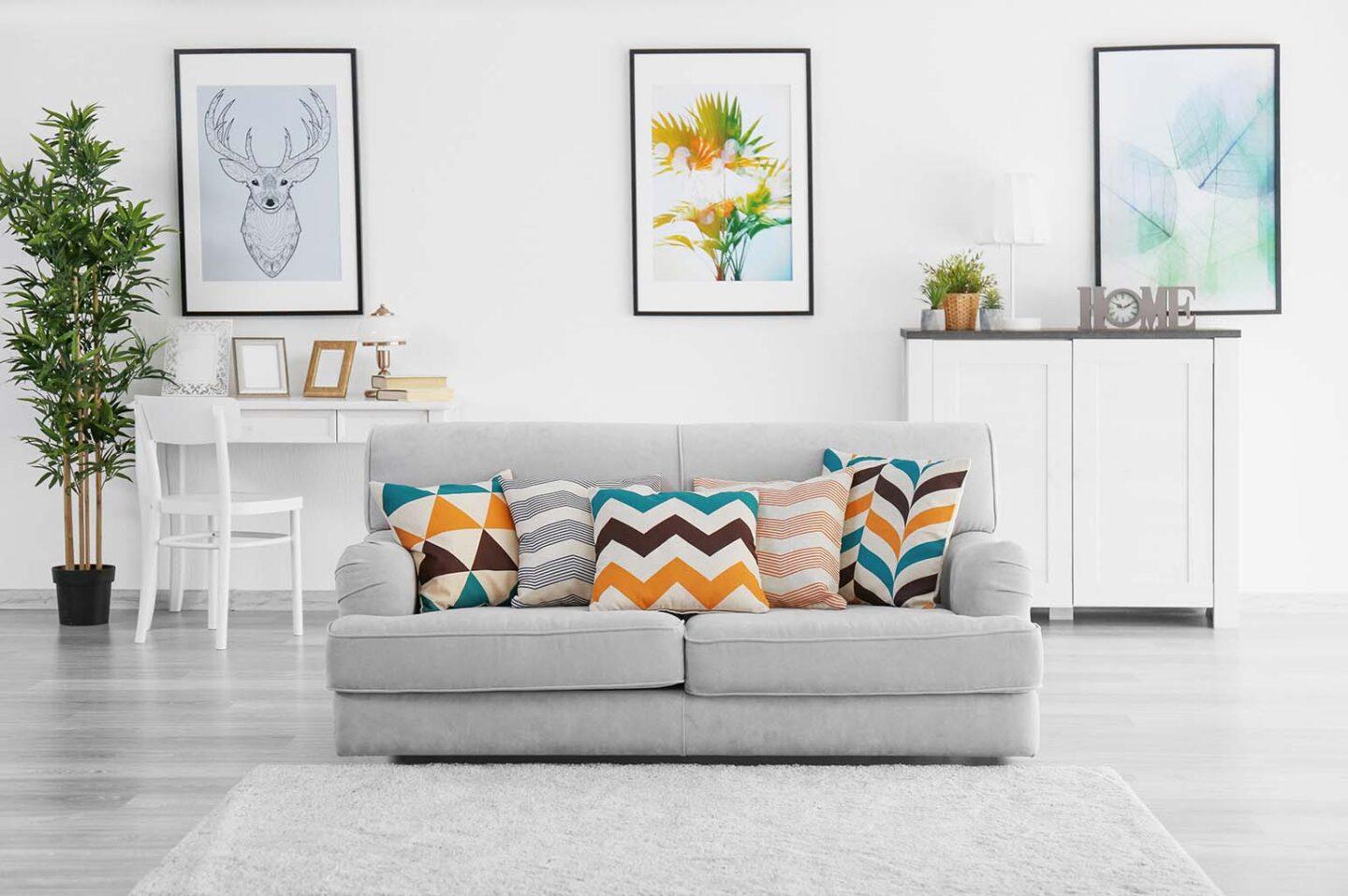 7 Ways to Spruce up Your Living Room with a Grey Sofa